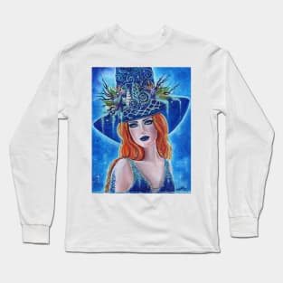 Sea Witch Fantasy art by Renee Lavoie Long Sleeve T-Shirt